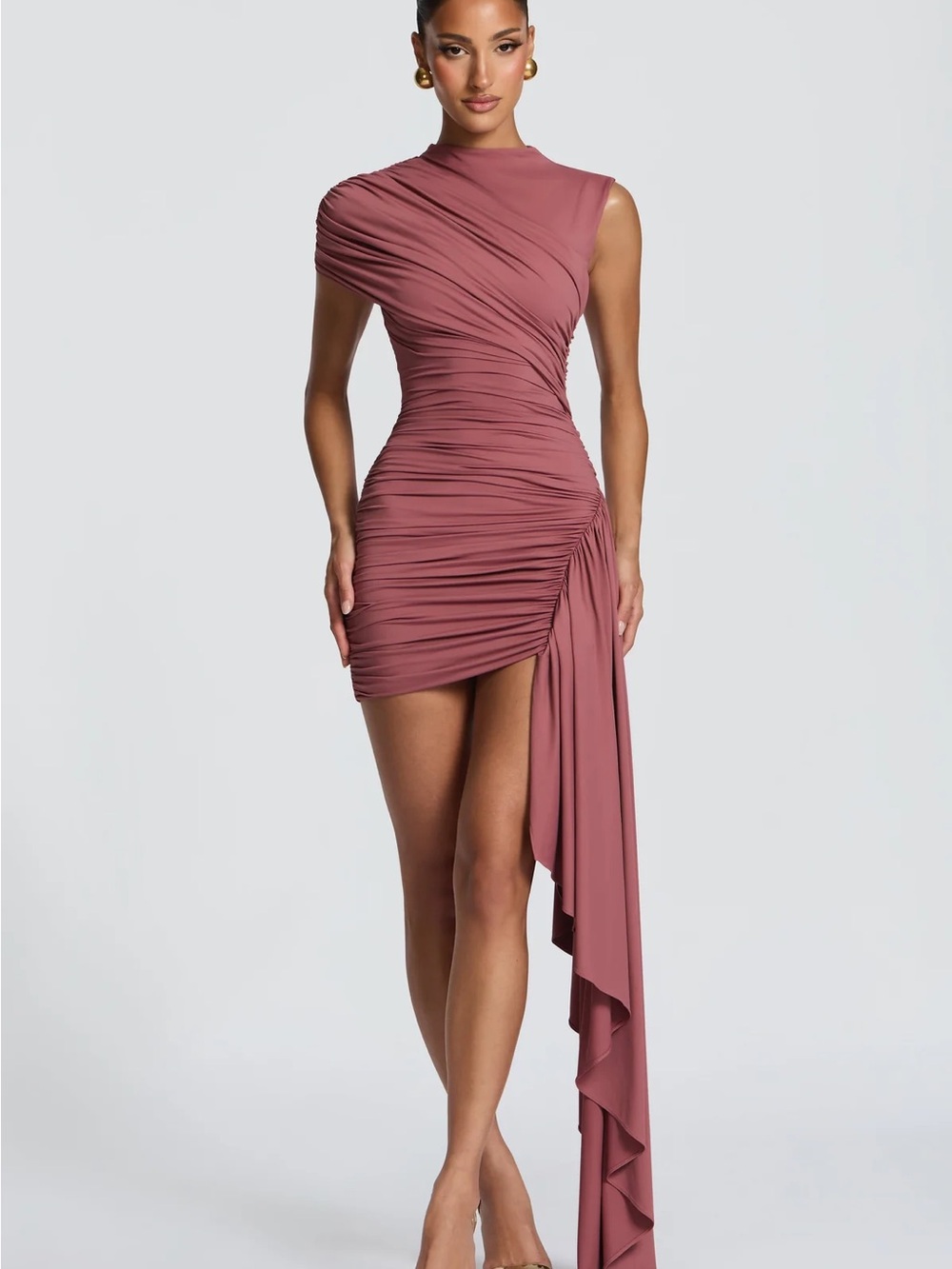 Babyboo Marnie Dress NWT - Rose Brown